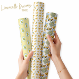 LIMONCELLO DREAMS 🍋✨ FAUX LEATHER FABRIC -TRIO SET