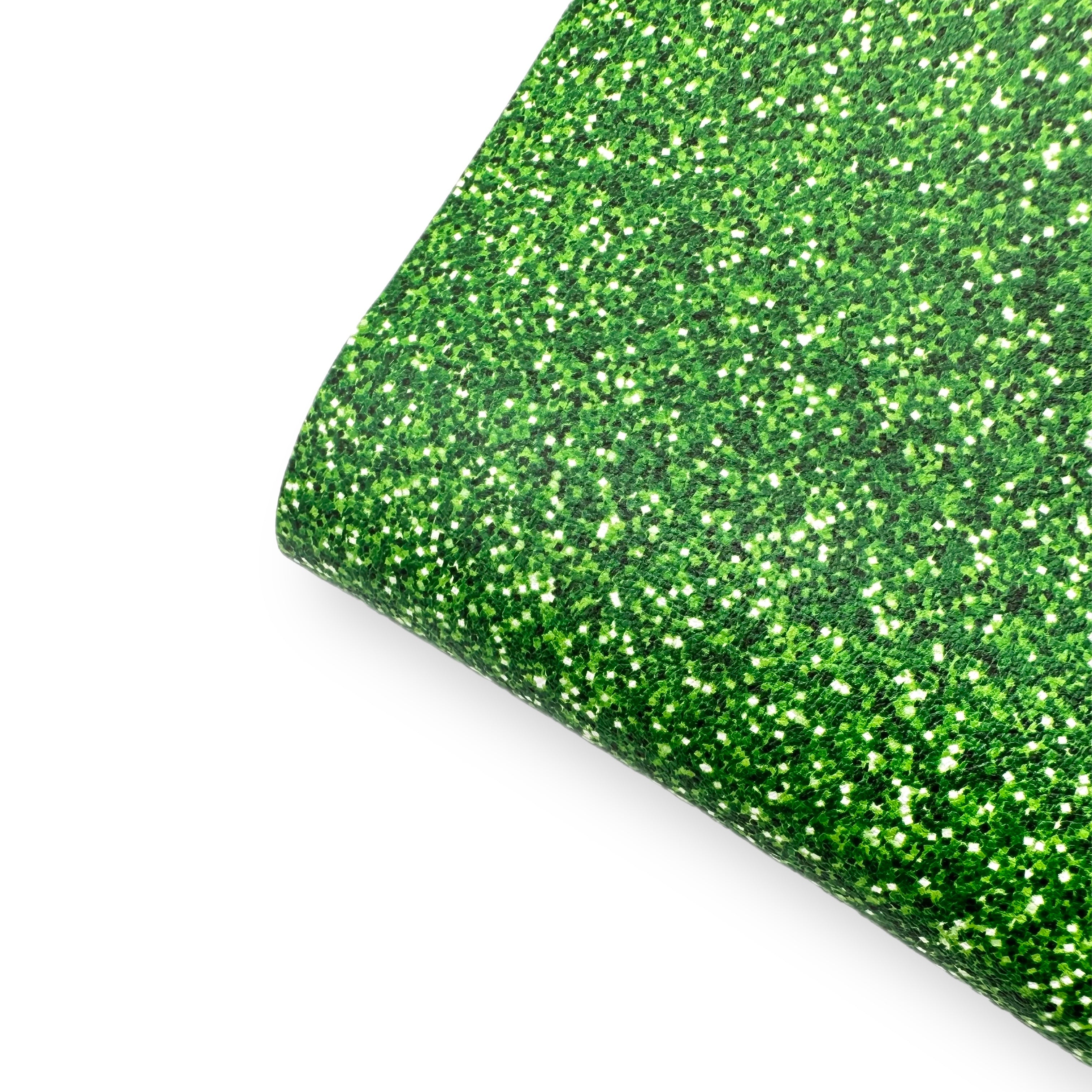 Evergreen Faux Glitter Effect Premium Faux Leather Fabric Sheets - Eliza Henri
