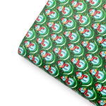 Puffy Snowman Premium Faux Leather Fabric Sheets - Eliza Henri