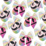 Rainbow Crayon Party Pinch Bows Faux Leather DIY Cut Out Fabric Sheet Kit - Eliza Henri