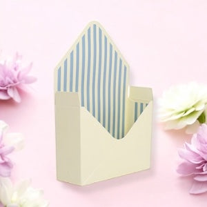 CREAM STRIPE ENVELOPE GIFT BOX - Eliza Henri