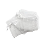 WHITE ORGANZA BAG- 7.5cm x 10cm - Eliza Henri