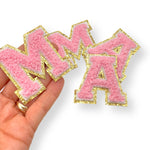 Pink Letters Chenille Patches - Eliza Henri