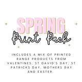 SPRING PRINT PACKS