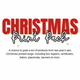 CHRISTMAS PRINT PACKS