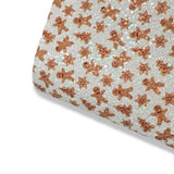 Gingerbread Cookies Chunky  Glitter Fabric - Eliza Henri