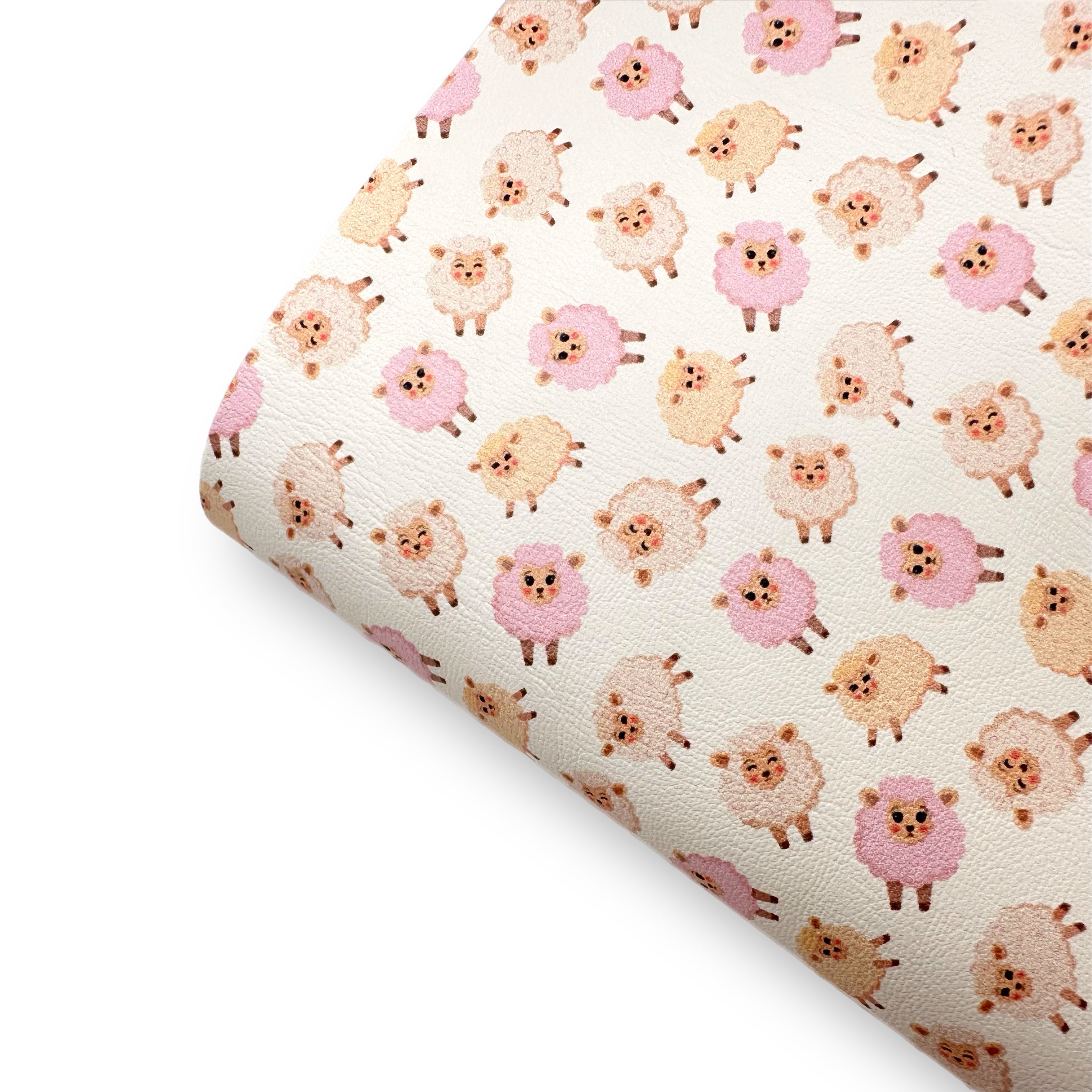 Lost my Sheep Premium Faux Leather Fabric - Eliza Henri