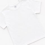 Plain white cotton T-shirts for kids wholesale 