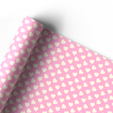 BABY GIRL HEARTS | PREMIUM LEATHERETTE FABRIC