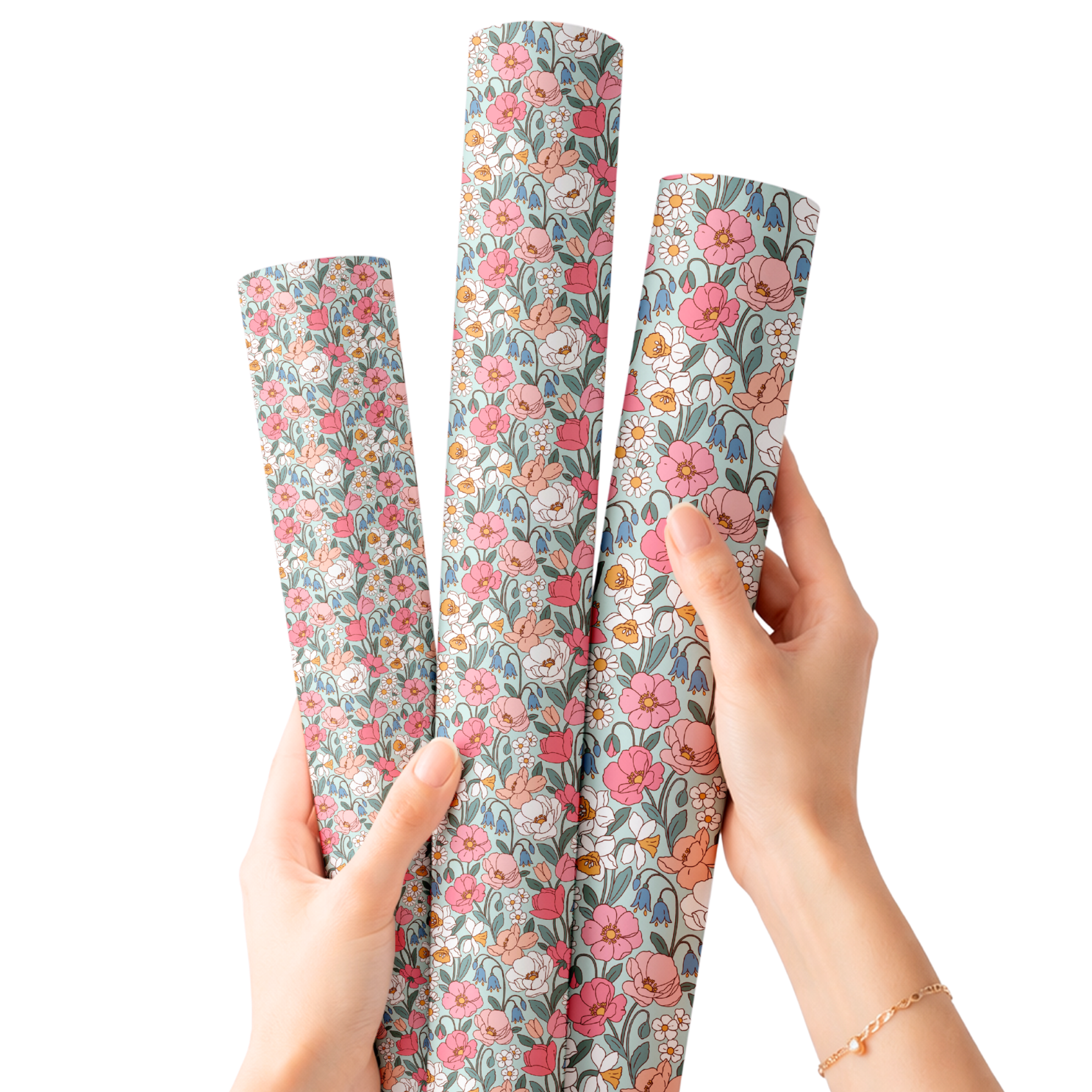 ENGLISH GARDEN BLOOM | PREMIUM FAUX LEATHER FABRICS - Eliza Henri