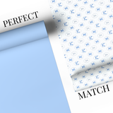 MANOR BOW BLUE | PERFECT MATCH PREMIUM LEATHERETTE DUO