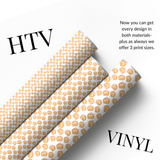 PRETTY HOT CROSS BUNS | PATTERNED HTV & SELF ADHESIVE VINYL