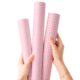 Sweet Sprinkle Gingham | Premium Faux Leather Fabric - Eliza Henri