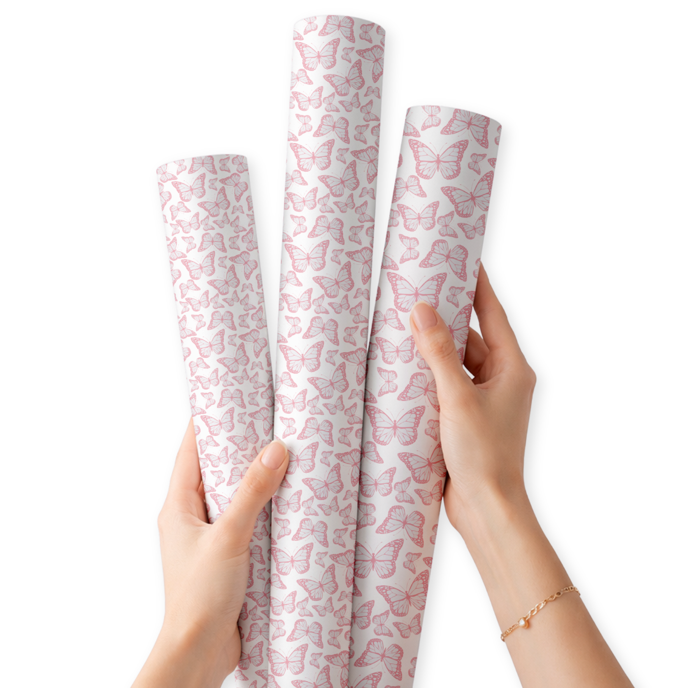 BLUSH BUTTERFLY BABE | PREMIUM FAUX LEATHER FABRIC - Eliza Henri