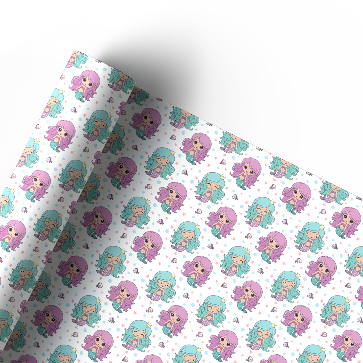 CUTIE MERMAIDS | PREMIUM LEATHERETTE FABRIC - Eliza Henri