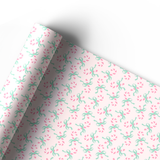 BOW CANDY CANES | PREMIUM LEATHERETTE FABRIC