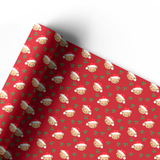 TEDDY BEAR SANTA | PREMIUM LEATHERETTE FABRIC