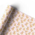 PINK TEDDY GINGHAM | PREMIUM LEATHERETTE FABRIC - Eliza Henri