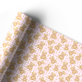 PINK TEDDY GINGHAM | PREMIUM LEATHERETTE FABRIC - Eliza Henri