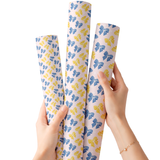 SUN-KISSED STRIPEY BOWS | PREMIUM LEATHERETTE FABRIC
