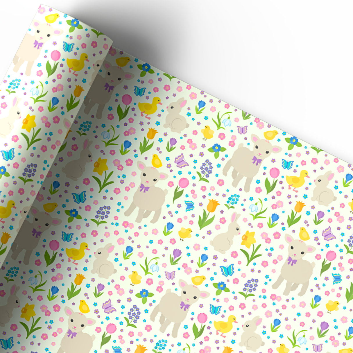 CUTE LAMB FRIENDS | PREMIUM LEATHERETTE FABRIC - Eliza Henri