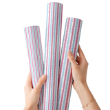 Summer Sprinkle Stripes | Premium Faux Leather Fabrics - Eliza Henri