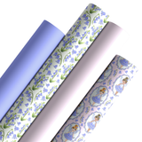 BLUEBELLS FAUX LEATHER FABRIC- QUAD SET