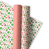 WATERMELON BRIGHTS FAUX LEATHER FABRIC- TRIO SET