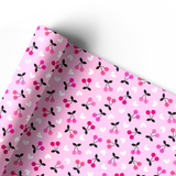 LOVE AT FIRST CHERRY | PREMIUM LEATHERETTE FABRIC