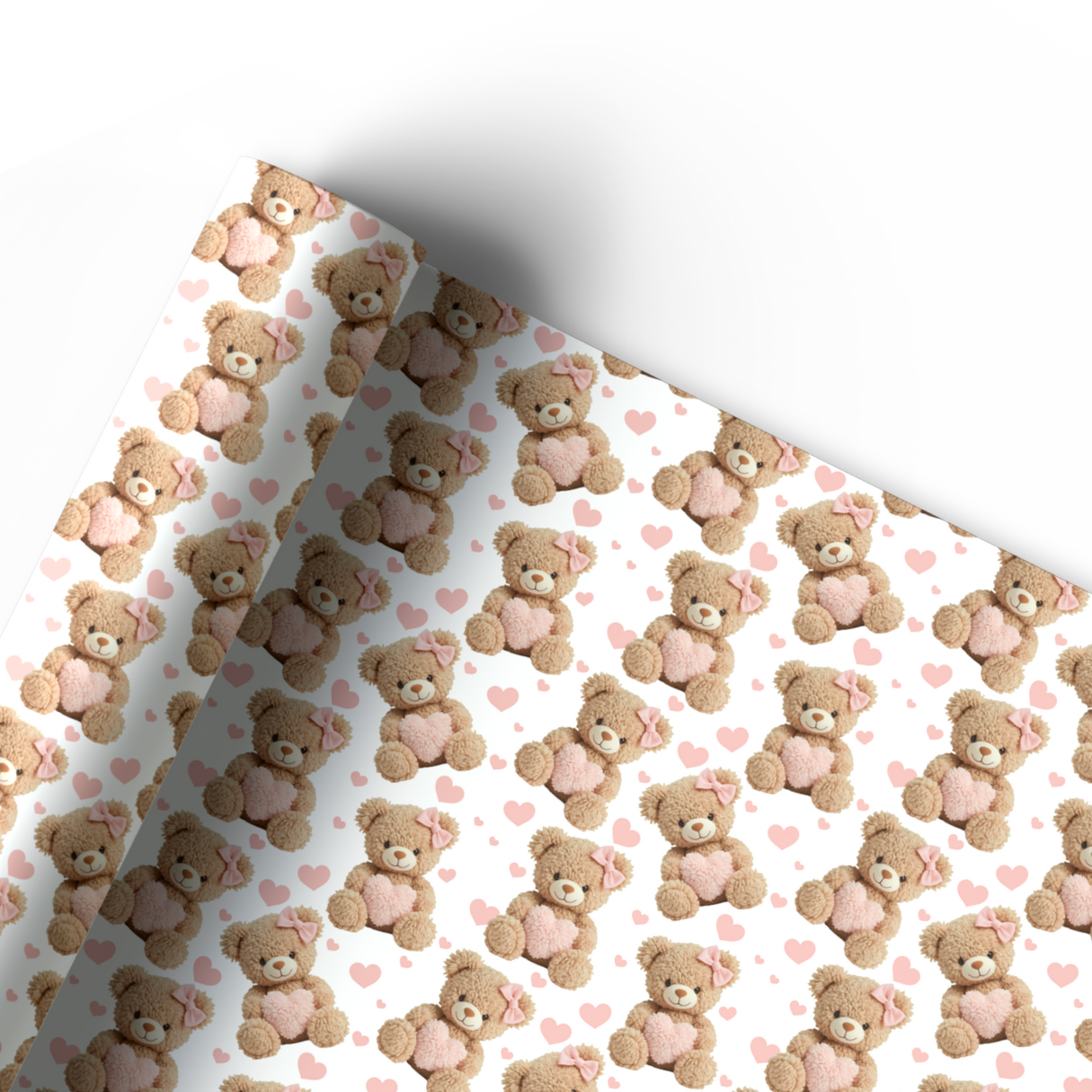 PINK FLUFFY TEDDY | PREMIUM LEATHERETTE FABRIC - Eliza Henri