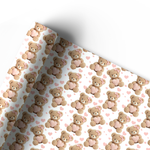 PINK FLUFFY TEDDY | PREMIUM LEATHERETTE FABRIC - Eliza Henri