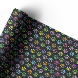 DOODLE RAINBOW PAWS | PREMIUM LEATHERETTE FABRIC - Eliza Henri