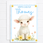 LITTLE LAMB - GREETINGS CARDS- EASTER- 2 STYLES - Eliza Henri