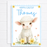 LITTLE LAMB - GREETINGS CARDS- EASTER- 2 STYLES - Eliza Henri