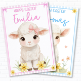 LITTLE LAMB - GREETINGS CARDS- EASTER- 2 STYLES - Eliza Henri