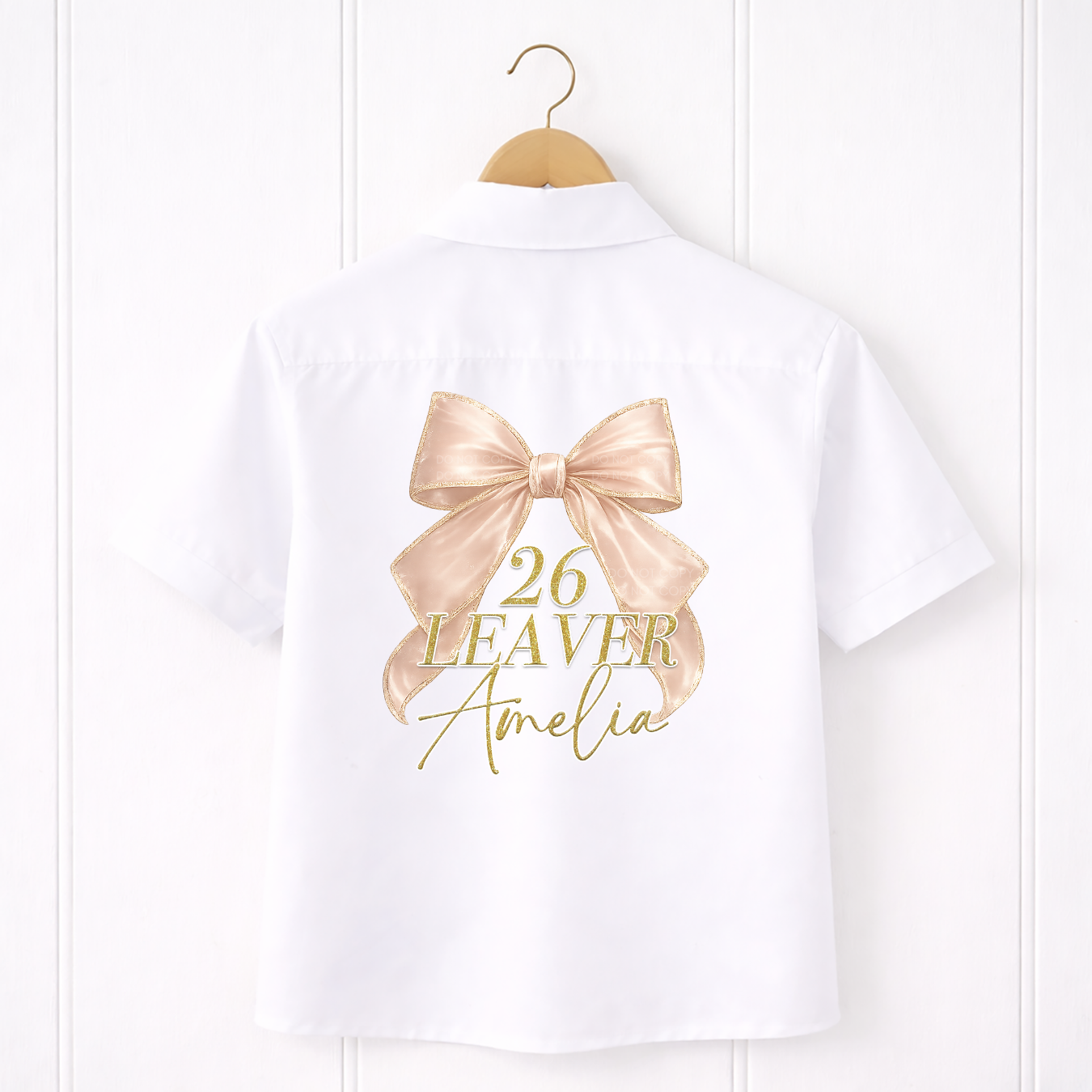 CUSTOM DTF TRANSFER- PRETTY BOW- SCHOOL LEAVER 26 - Eliza Henri