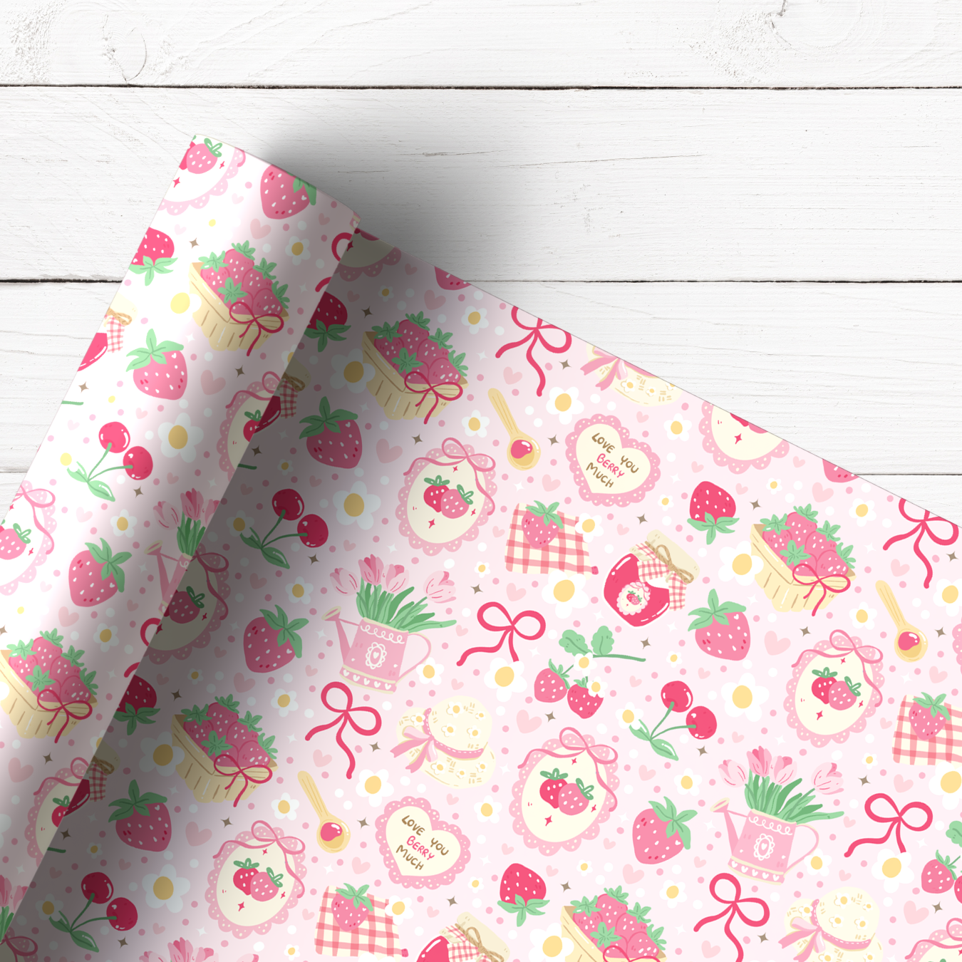LOVE YOU BERRY MUCH | PREMIUM LEATHERETTE FABRIC - Eliza Henri