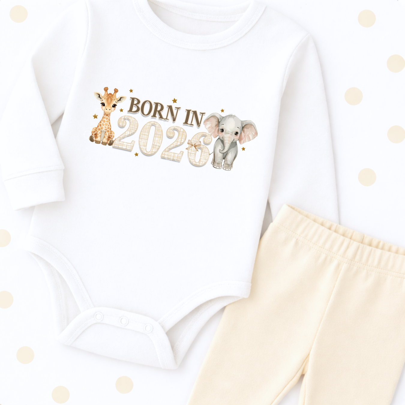 DTF TRANSFER | SAFARI- NEUTRAL BORN IN 2026 - Eliza Henri
