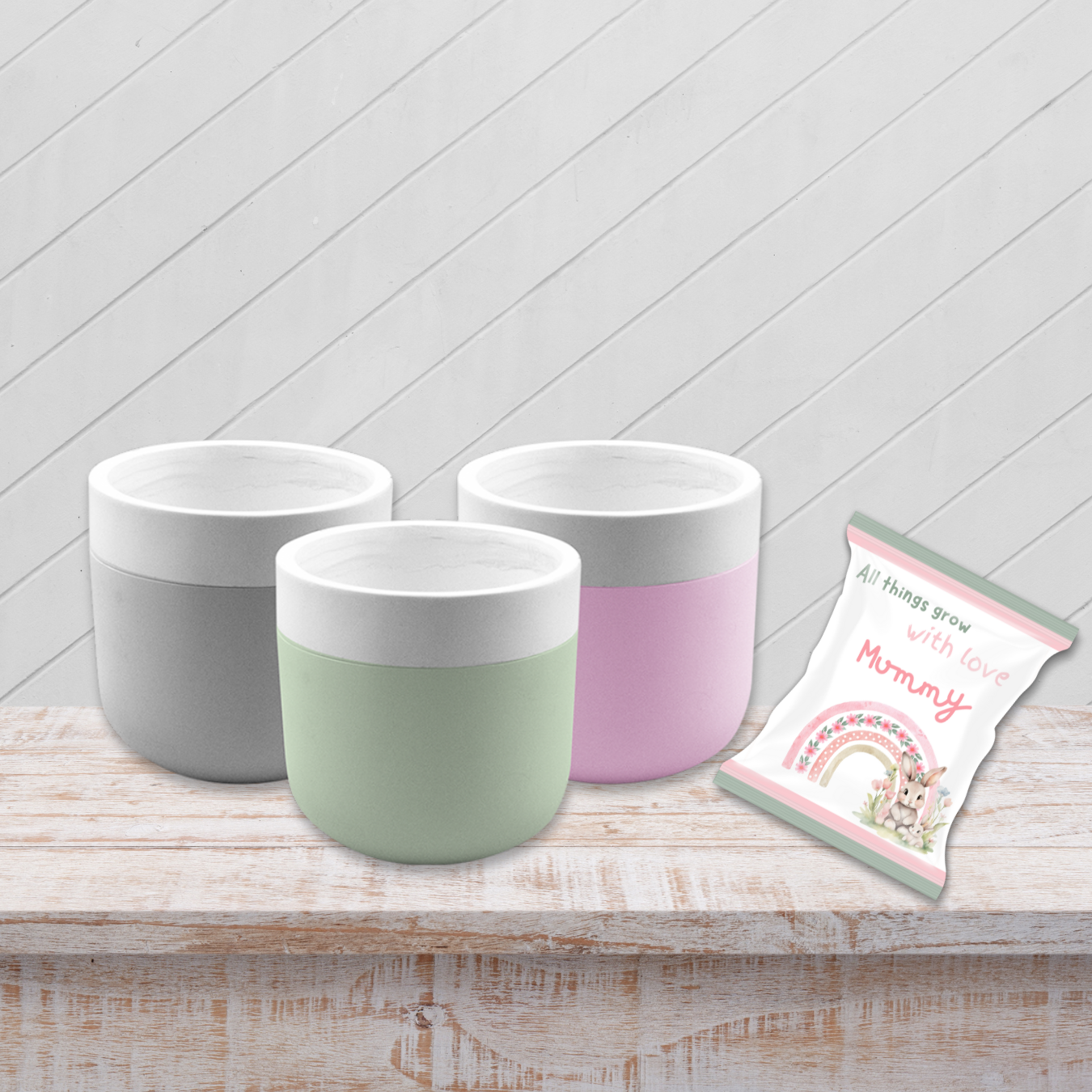 Two Tone Plant Pot 12cm - Eliza Henri