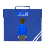 BOYS UNIFORM SCHOOL DOLLY BOOK BAG DTF - Eliza Henri