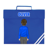 BOYS UNIFORM SCHOOL DOLLY BOOK BAG DTF - Eliza Henri