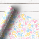 PASTEL PRETTIES FLORAL | PREMIUM LEATHERETTE FABRIC - Eliza Henri