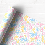 PASTEL PRETTIES FLORAL | PREMIUM LEATHERETTE FABRIC - Eliza Henri