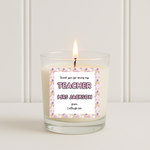 PERSONALISED PINK BOW PENCILS | CANDLE SOLVENT STICKERS - Eliza Henri