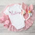 CUSTOM DTF TRANSFER - BUNNY EARS PINK- EMBROIDERY EFFECT - Eliza Henri
