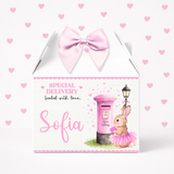VALENTINES - PINK BUNNY GIRL- TREAT BOX