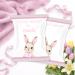 EASTER- DIY TREAT PACKET- BUNNY STRIPES PINK - Eliza Henri