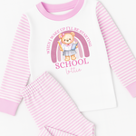DTF TRANSFER | WHEN I WAKE UP- SCHOOL PINK - Eliza Henri