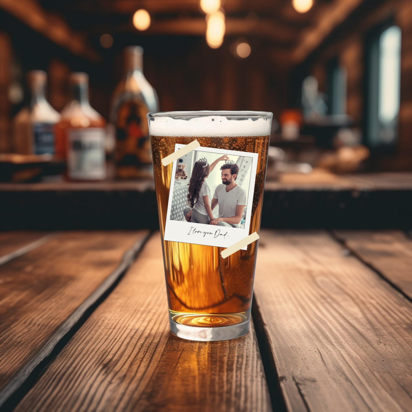LIKE A POLAROID PICTURE BEER GLASS VINYL DECAL - Eliza Henri