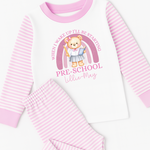 DTF TRANSFER | WHEN I WAKE UP- PRE-SCHOOL TEDDY PINK - Eliza Henri